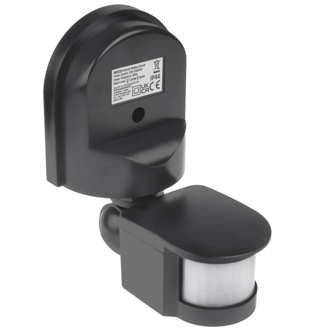 Sieninis judesio ir sutemų jutiklis "Maclean" 180° max 1200W pilka MCE25 GR