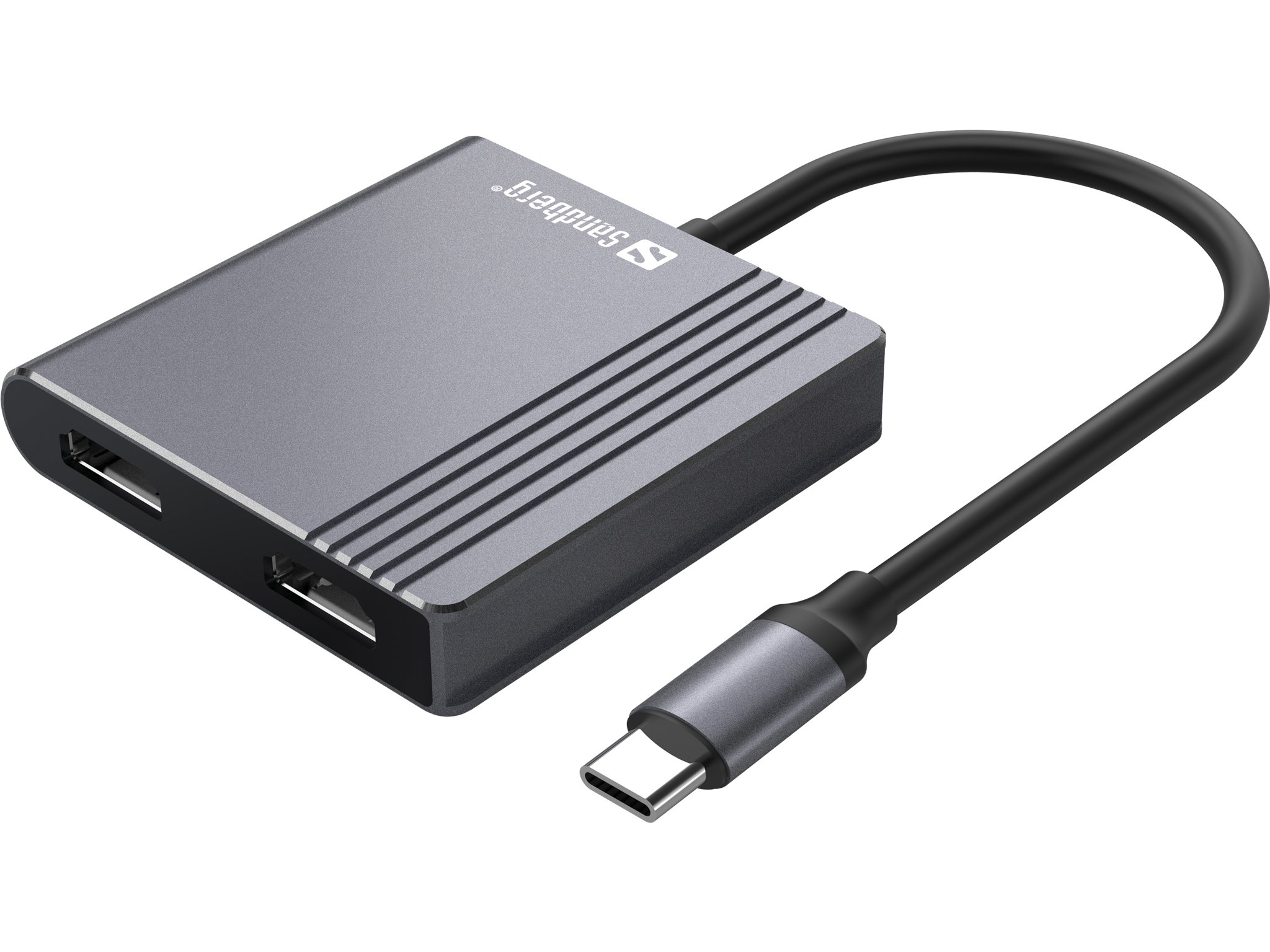 Adapteris Sandberg 136-44 USB-C Dock 2xHDMI+USB+PD