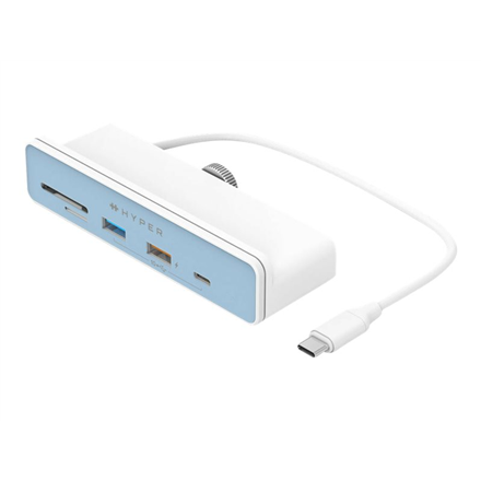 Hyper  HyperDrive USB-C 6-in-1 Form-fit Hub with 4K HDMI for iMac 24"  HDMI ports quantity 1