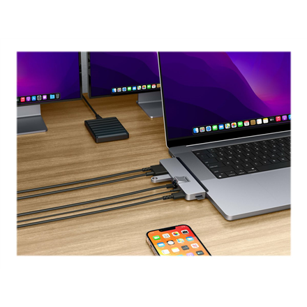 Jungtis Hyper HyperDrive DUO PRO 7-in-2 USB-C Hub