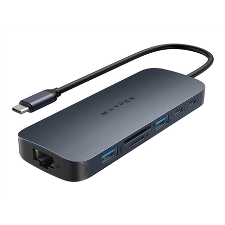 Hyper  HyperDrive EcoSmart Gen.2 Universal USB-C 10-in-1 Hub with 140 W PD3.1 Power Pass