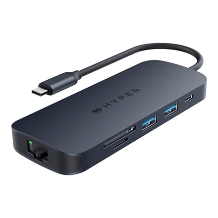 Hyper  HyperDrive Next 8 Port USB-C Hub, 140W  Ethernet LAN (RJ