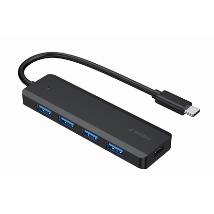 Jungčių stotelės Gembird 4-port USB 3.1 (Gen 1) Type-C Hub  UHB-CM-U3P4P-01