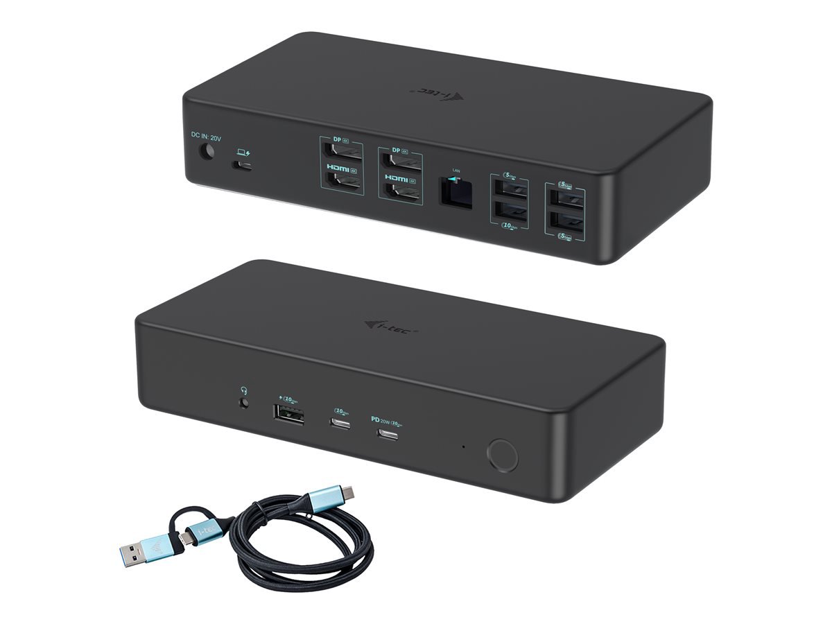 I-TEC USB3.0/USB-C/TB 2x4K Pro Dock