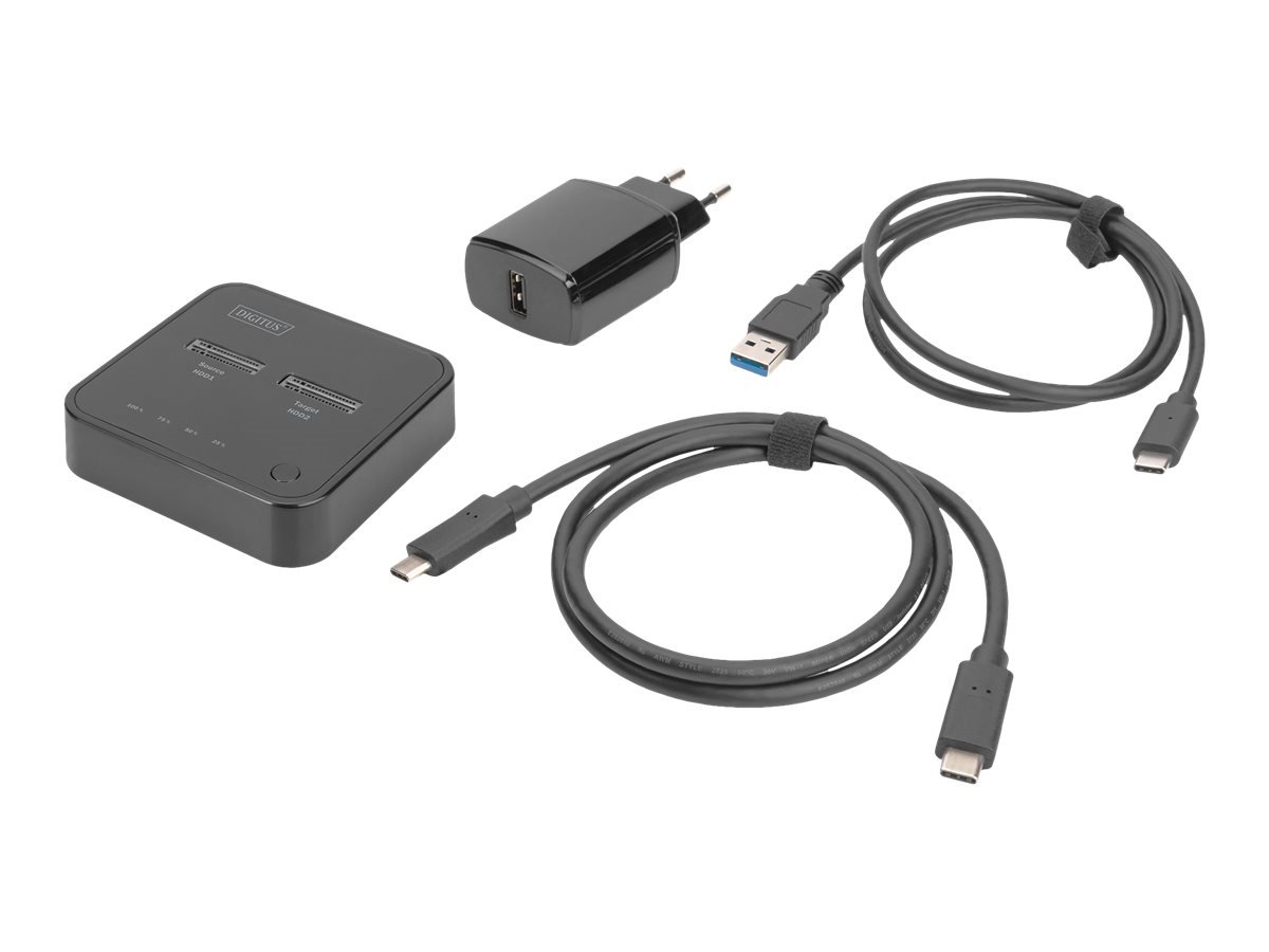 DIGITUS NVMe Clone station USB3.1 Gen2 type-C NVMe M.2 SSD enclosure