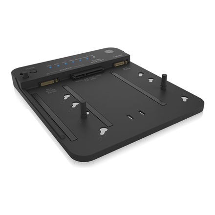 Jungčių stotelės  Raidsonic Icy Box Docking and Clone station for 2x M.2 NVMe SSD  IB-2913MCL-C31