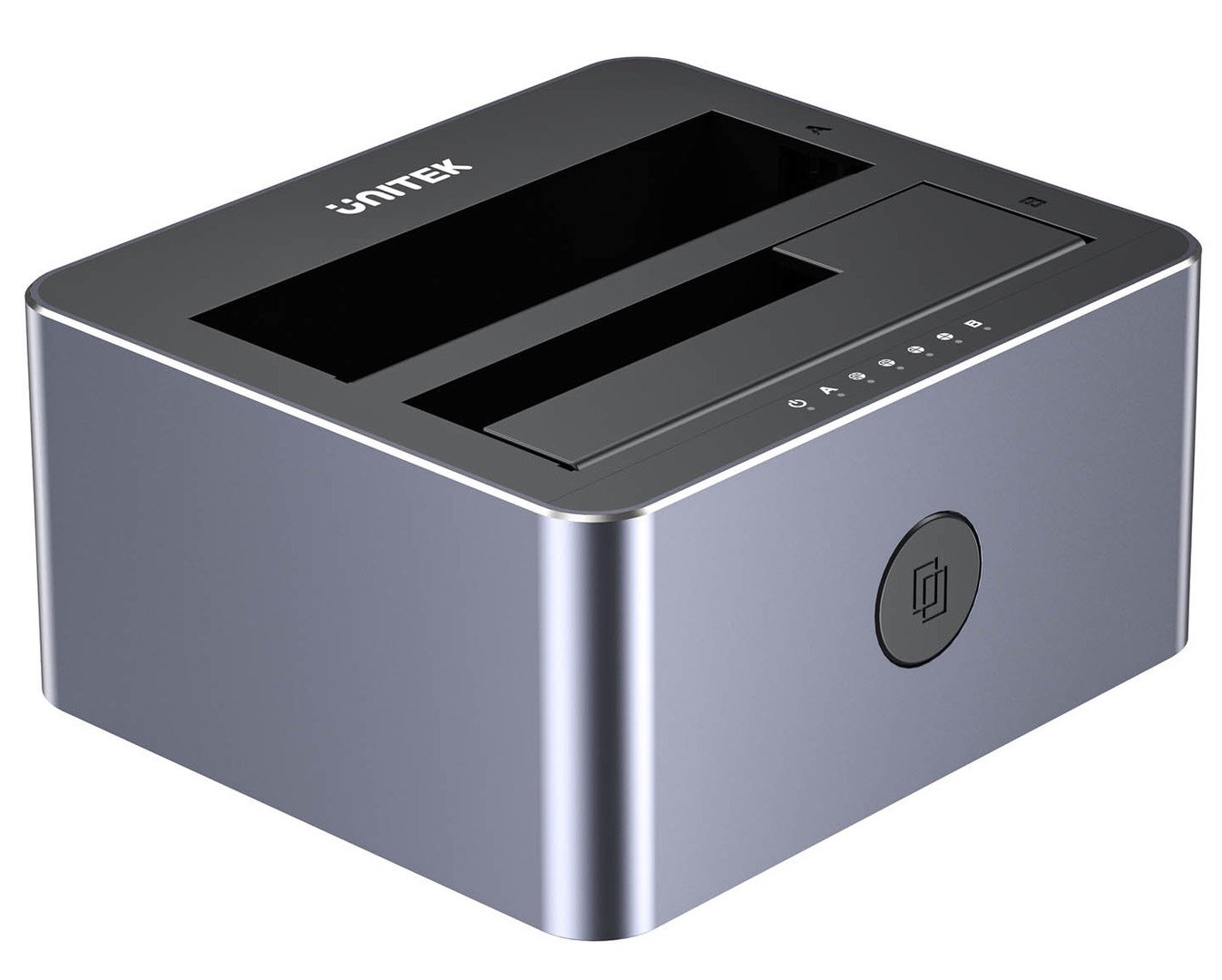UNITEK KLONAVIMO STOTIS 2X SATA 2.5" 3.5" USBC 10GB