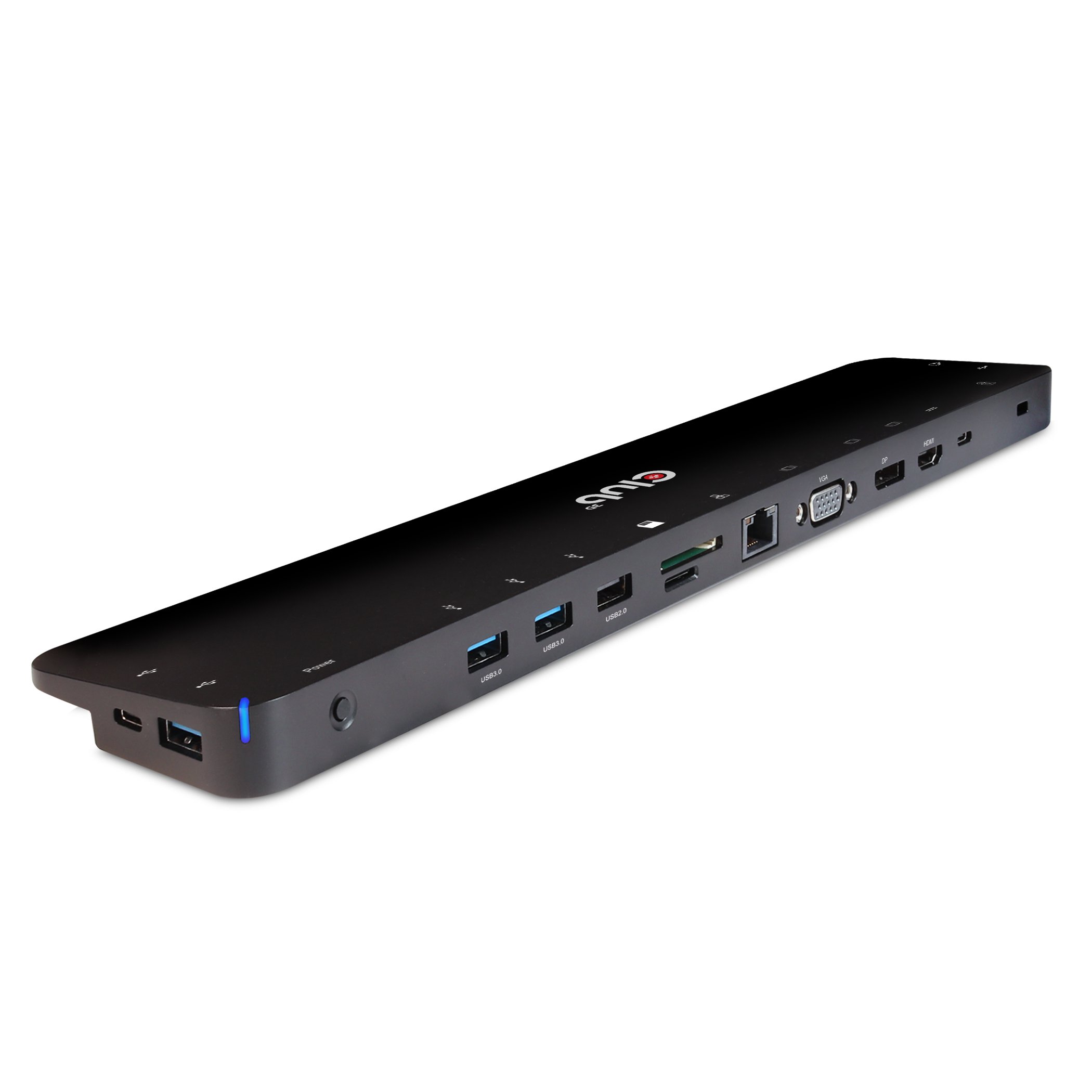 CLUB3D USB 3.2 GEN1 C TRIPLE DISPLAY DYNAMIC 100W PD CHARGING DOCK. THE 5 X USB-A PORTS Prijungimas