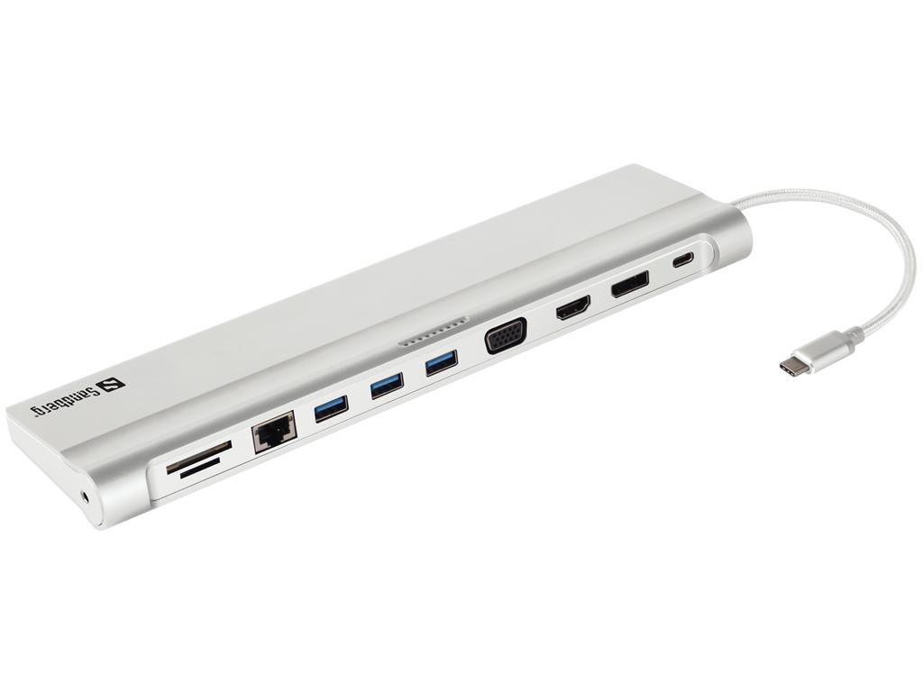 Doko stotelė Sandberg USB-C All-in-1 Docking Station