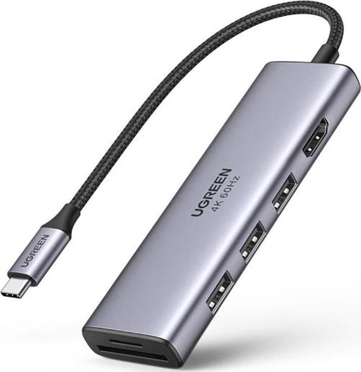 Station/replicator Ugreen 5w1 USB-C (UGR1078GRY)