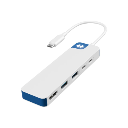 Hyper HyperDrive Flex 5 Port USB-C Hub, Blue  Hyper