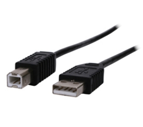 Kabelis USB A kištukas - B kištukas 3m juodas