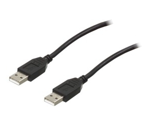 Kabelis USB A kištukas - A kištukas 1.8m juodas
