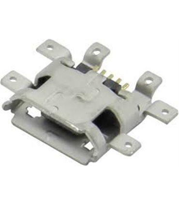 Lizdas Micro USB B tipo SMD įleidžiamas į plokštę, Molex