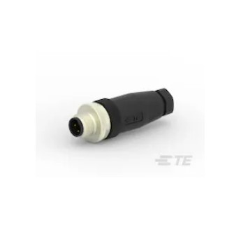 Standartinis M12 kištukas, 4 pin, tiesus, PG7, IP67, Entrelec