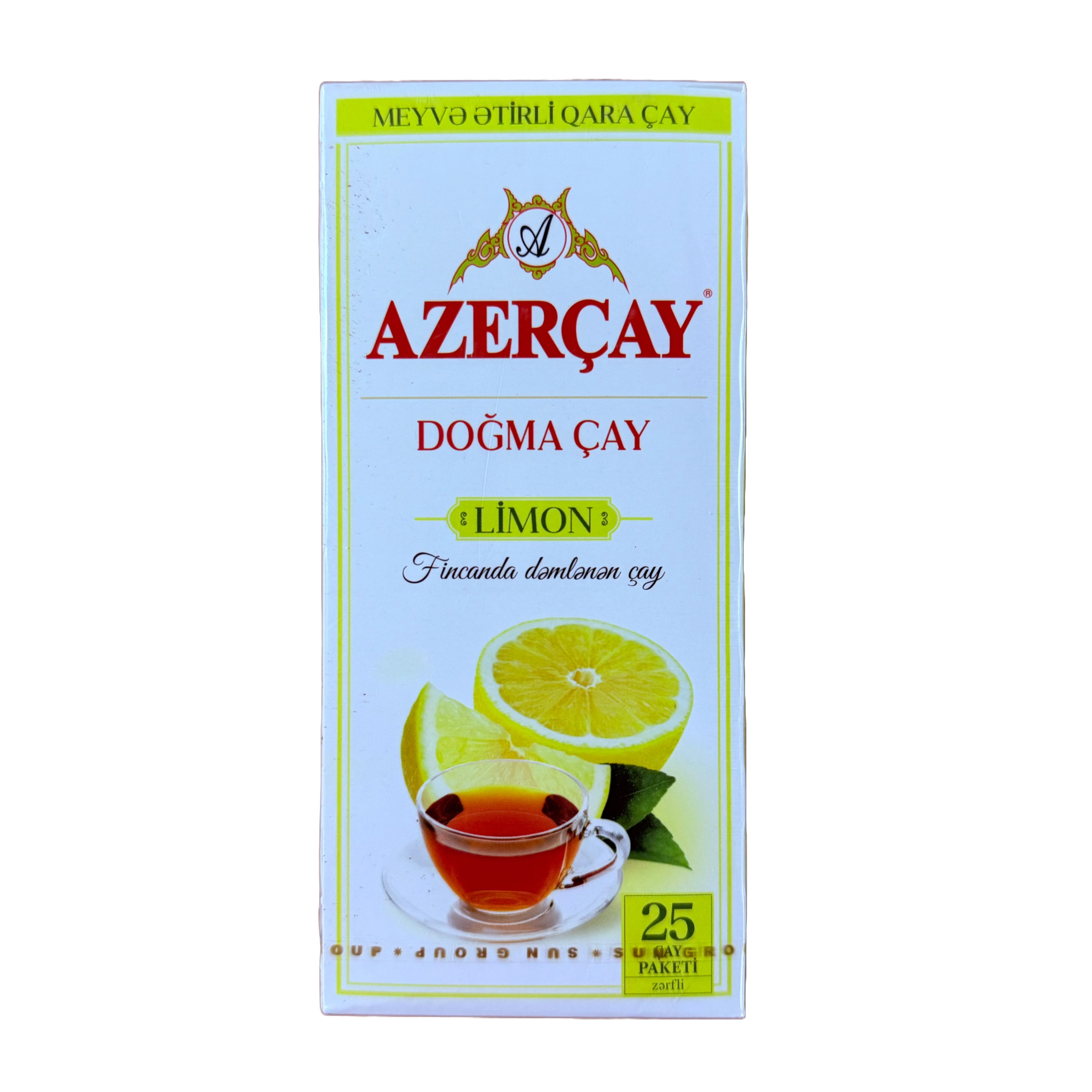 Juodoji arbata citrinų skonio „Azercay“, 45g