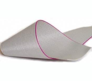 Kabelis plokščias 10x0.089mm² (AWG28), pilkas