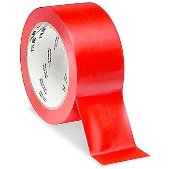 Juosta vinilinė 764 bendram naudojimui raudona 50mm x 33m 3M