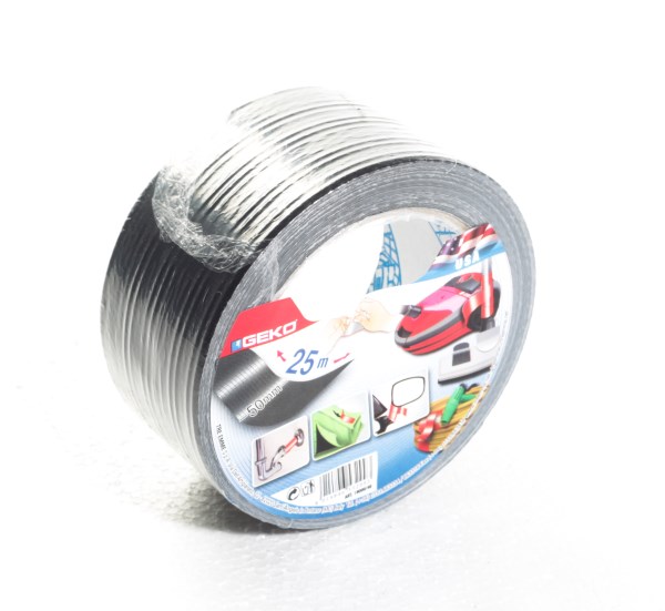 Juosta armuota 50 mm x 25 m juoda GEKO
