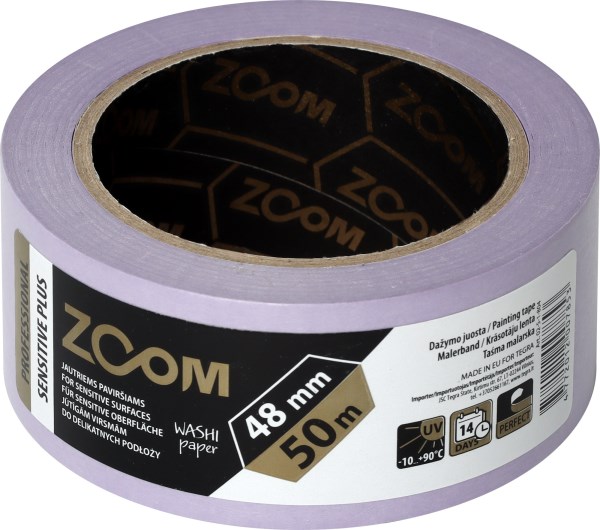 Zoom Profesionali dažymo juosta Sensitive Plus, 48mm x 50m