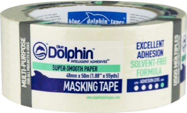 Juosta dažymo DOLPHIN 48 mm x 50 m balta