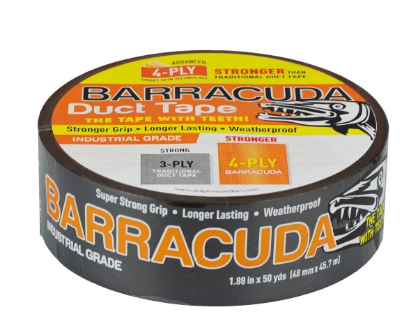Juosta armuota audiniu "BARRACUDA DUCT TAPES" 48 mm x 45,70 m DOLPHIN