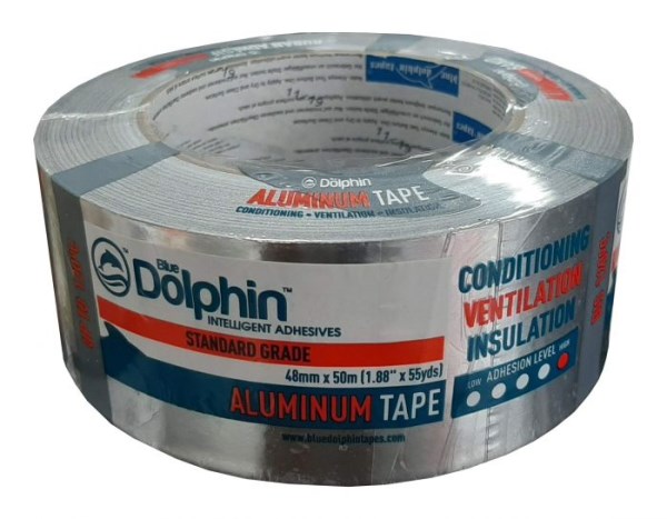 Lipnioji Aliuminio Folijos Juosta "Blue Dolphin Tapes" 48 mm / 50 metrų