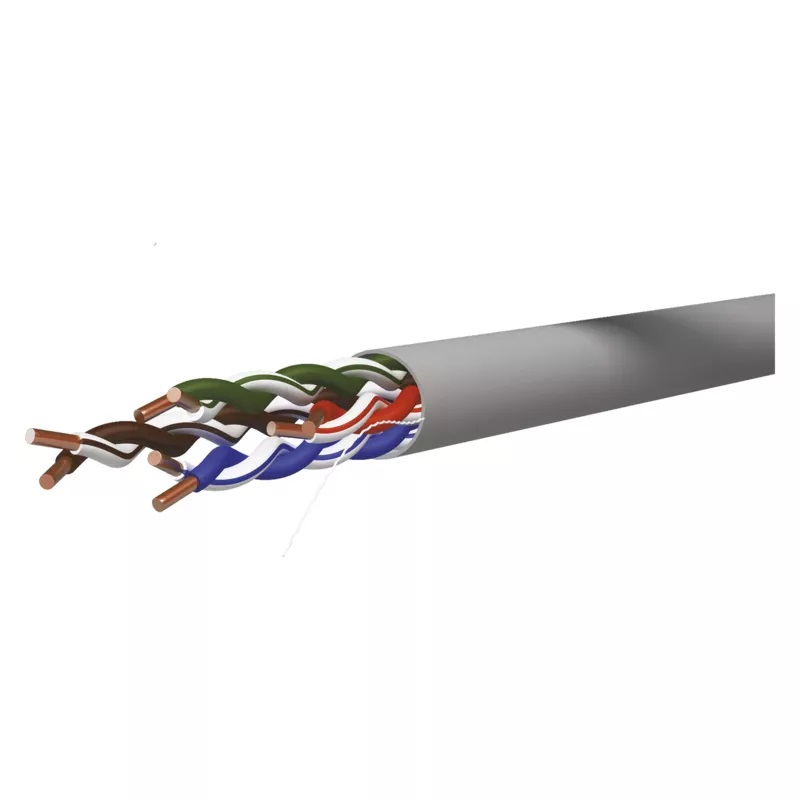 Kabelis UTP CAT5e 4x2x0.5mm, viengyslis, varinis EMOS