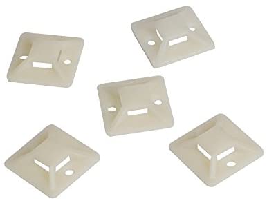 Cable Tie Mounts 20x20 mm | KAB0042 | Self-adhesive, for cable ties