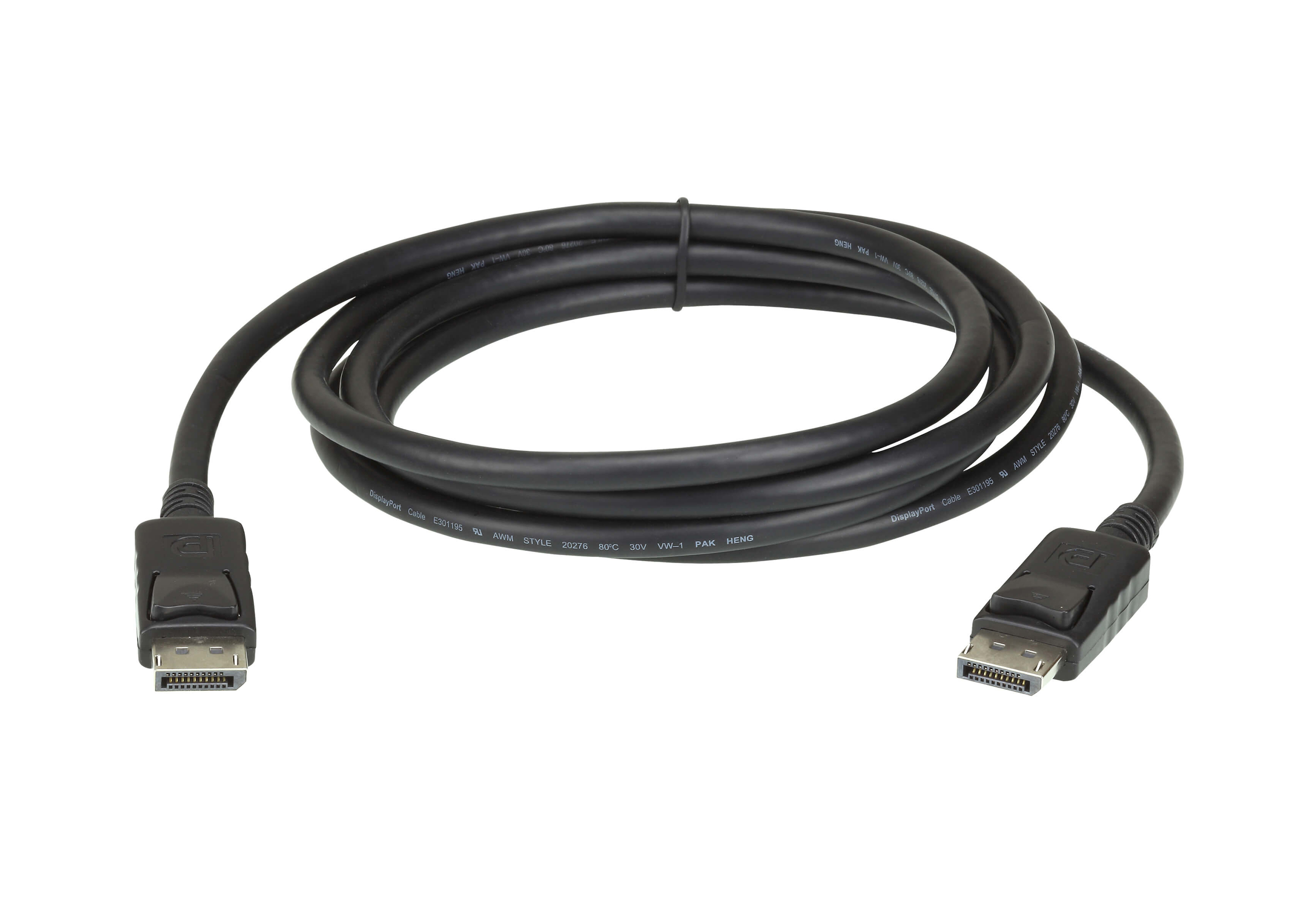 Aten | DisplayPort rev.1.2 Cable | Black | DP to DP | 3 m