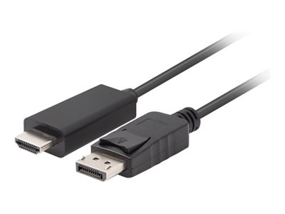 Lanberg | DisplayPort to HDMI Cable | DisplayPort Male | HDMI Male | DP to HDMI | 1.8 m