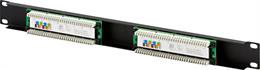 Deltaco Patch UTP panelė 19" 16xRJ45, Cat6, UTP, 1U, 10Gbps / PAN-102