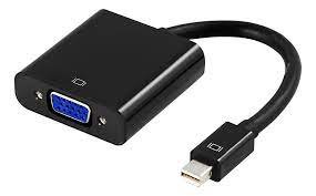 Adapteris DELTACO VGA - miniDisplayPort, 1080p 60Hz, 0.2m, juodas / DP-VGA3-K / 00110026