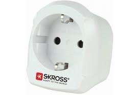 Kištukas adapteris SKROSS UK 230V 13A, baltas