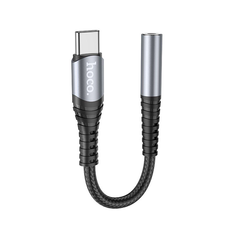 Adapteris HOCO USB Type-C (M) - ausinių jungtis 3.5mm (F)