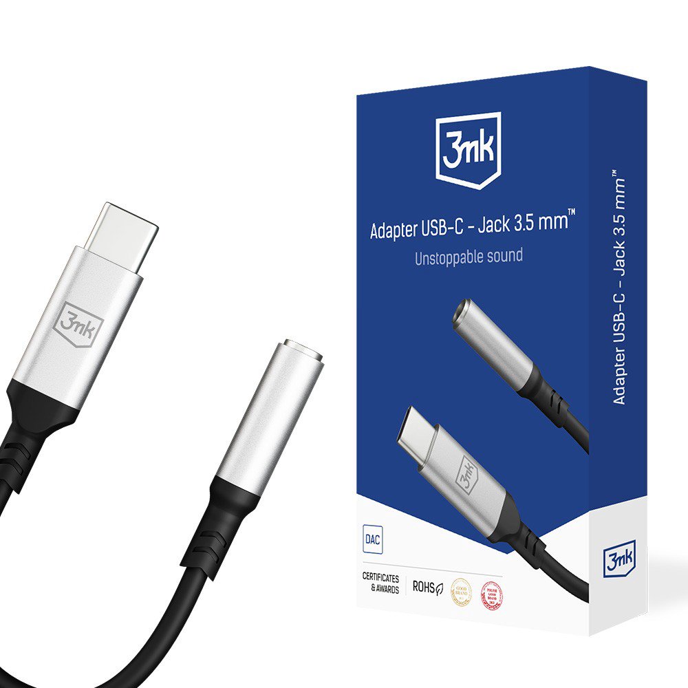 Adapteris 3mk 53041 USB-C to 3,5mm