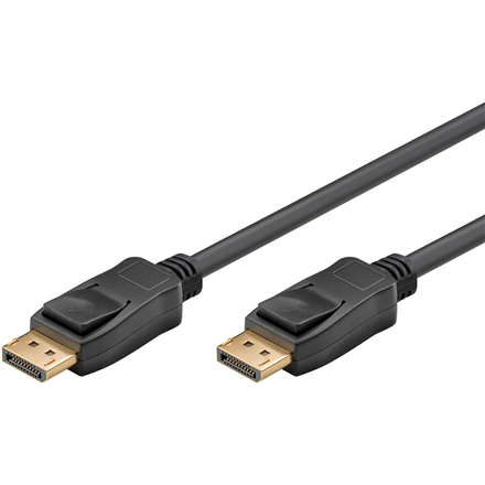 Adapteris ir šokotuvas Goobay  DisplayPort to DisplayPort Connector Cable  64799  Black  3 m