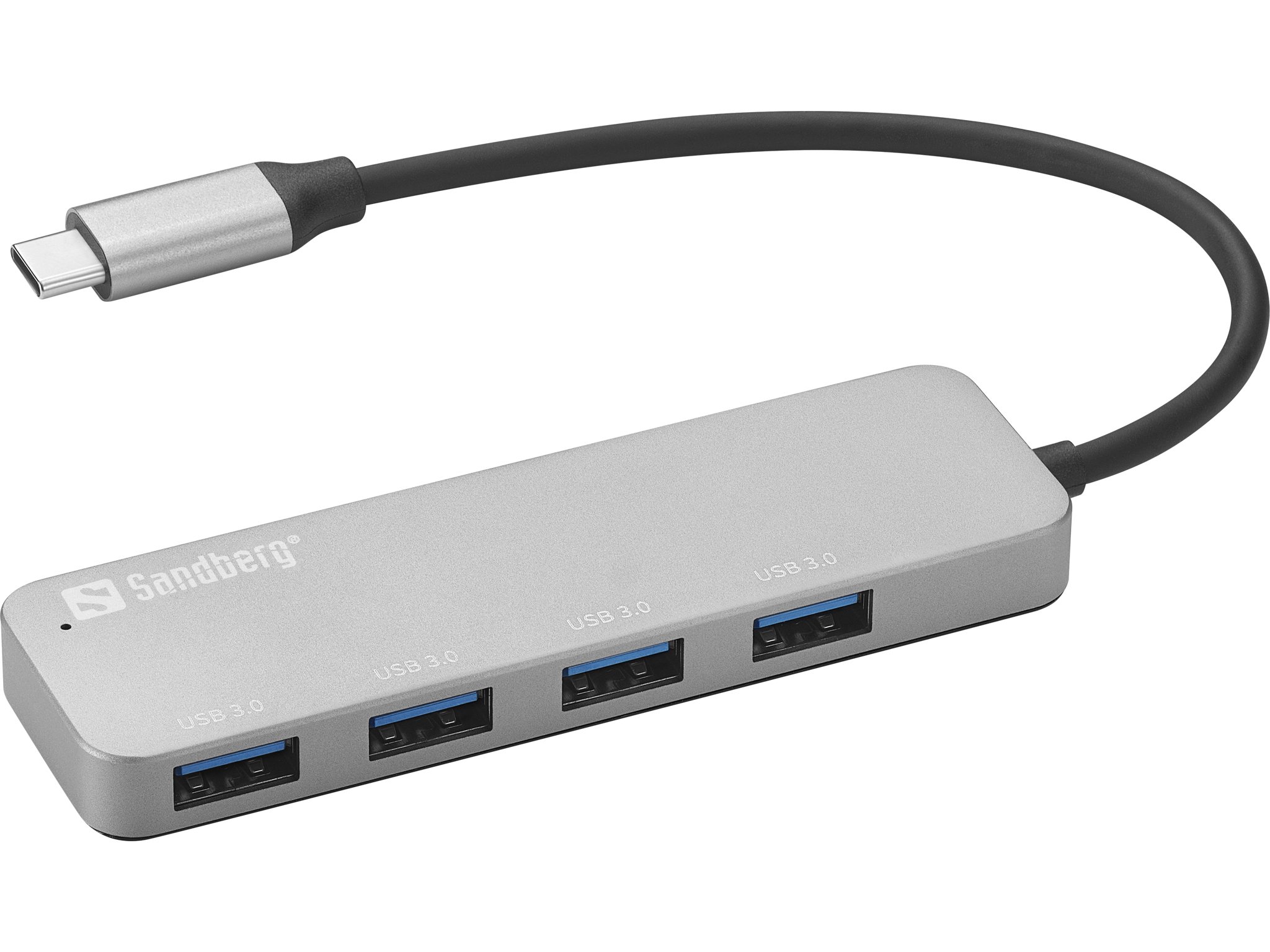 Adapteris Sandberg 336-20 USB-C to 4 x USB 3.0 Hub SAVER