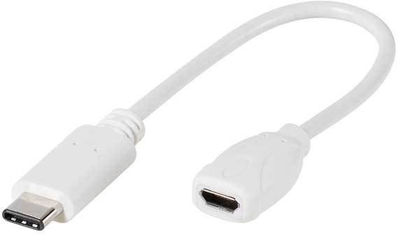 Adapteris Vivanco USB-C-microUSB 2.0 10cm (45285)