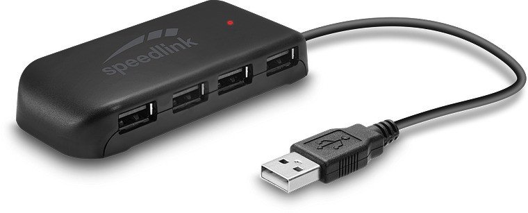 Speedlink USB hub Snappy Evo USB 2.0 7-port (SL-140005-BK)