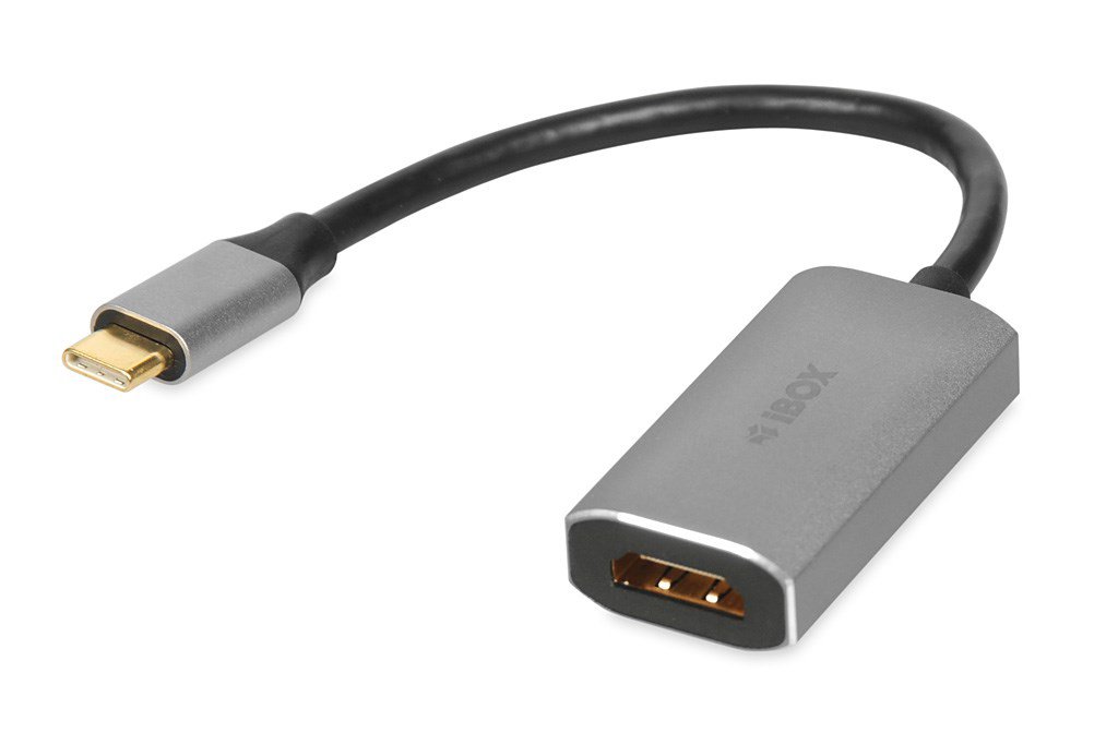 iBox IACF4K USB-C į HDMI kabelio adapteris.