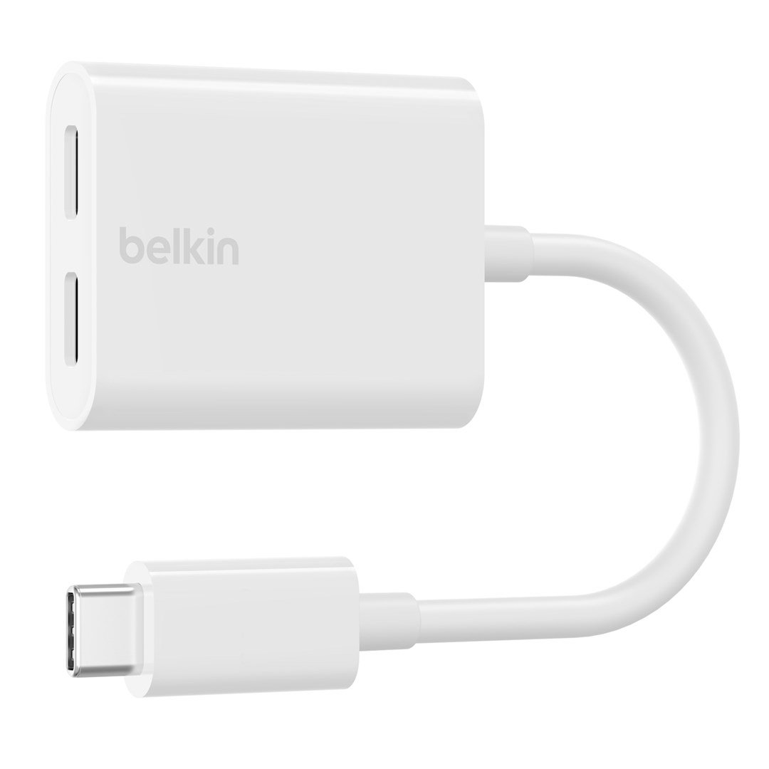 Adapteris Belkin F7U081BTWH C tipo USB Baltas