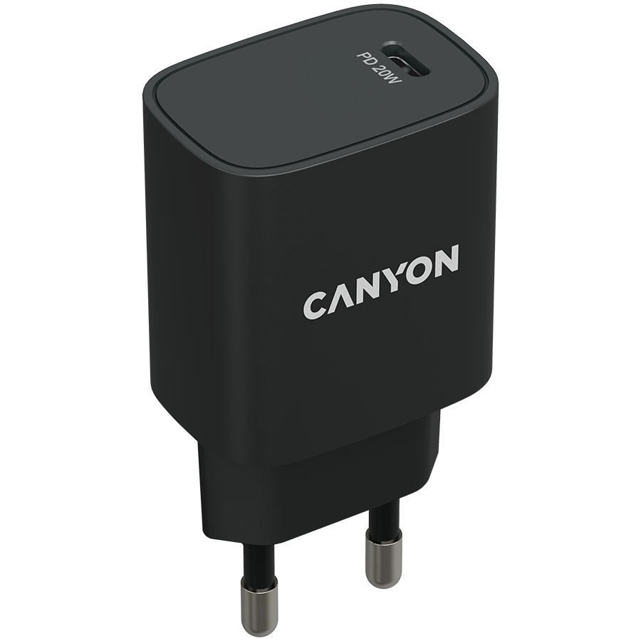 CANYON H-20, PD 20W Input: 100V-240V, Output: 1 port charge: USB-C:PD 20W