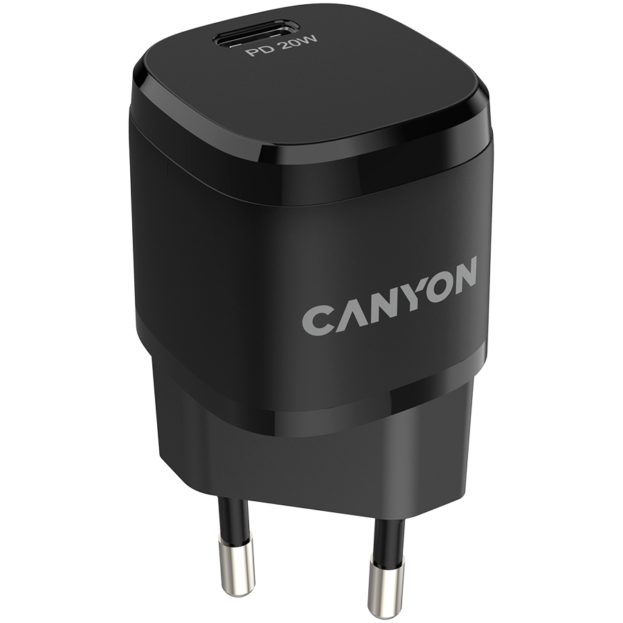 CANYON H-20-05, PD 20W Input: 100V-240V, Output: 1 port charge: USB-C:PD 20W