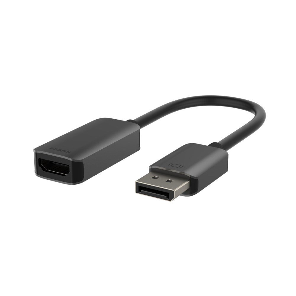 Belkin AVC011btSGY-BL 0,22 m DisplayPort HDMI Juoda