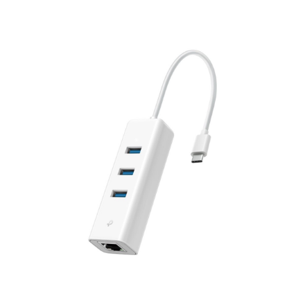 Adapteris ir šokotuvas TP-LINK  UE330C  USB 3.0 Type-C to Gigabit Ethernet Network Adapter with 3-