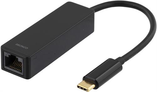 Adapteris DELTACO USB 3.1 - RJ45  / USBC-GIGA