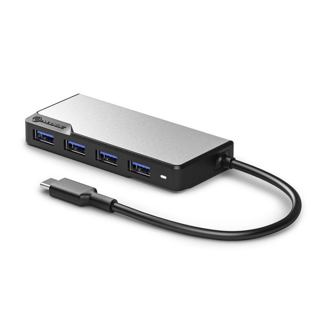 Adapteris ALOGIC USB-C Fusion SWIFT 4-i-1-hubb UCFUUA-SGR