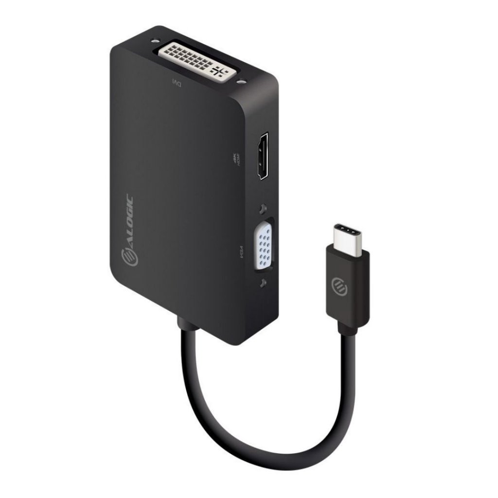 Adapteris ALOGIC 3-in-1 USB-C į HDMI DVI VGA UCVGDVHD-ADP