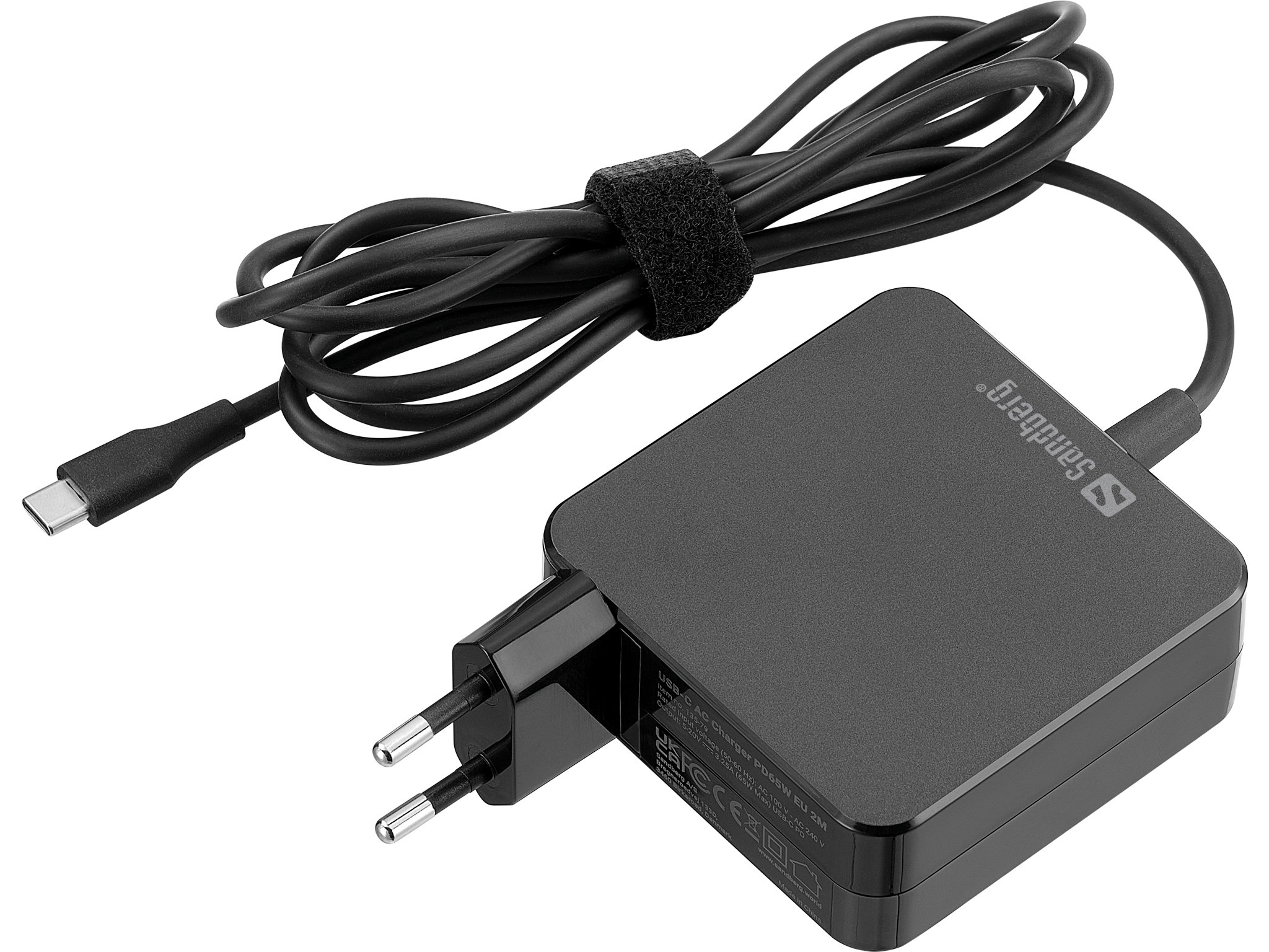 Sandberg 135-79 USB-C AC Charger PD65W EU 2M